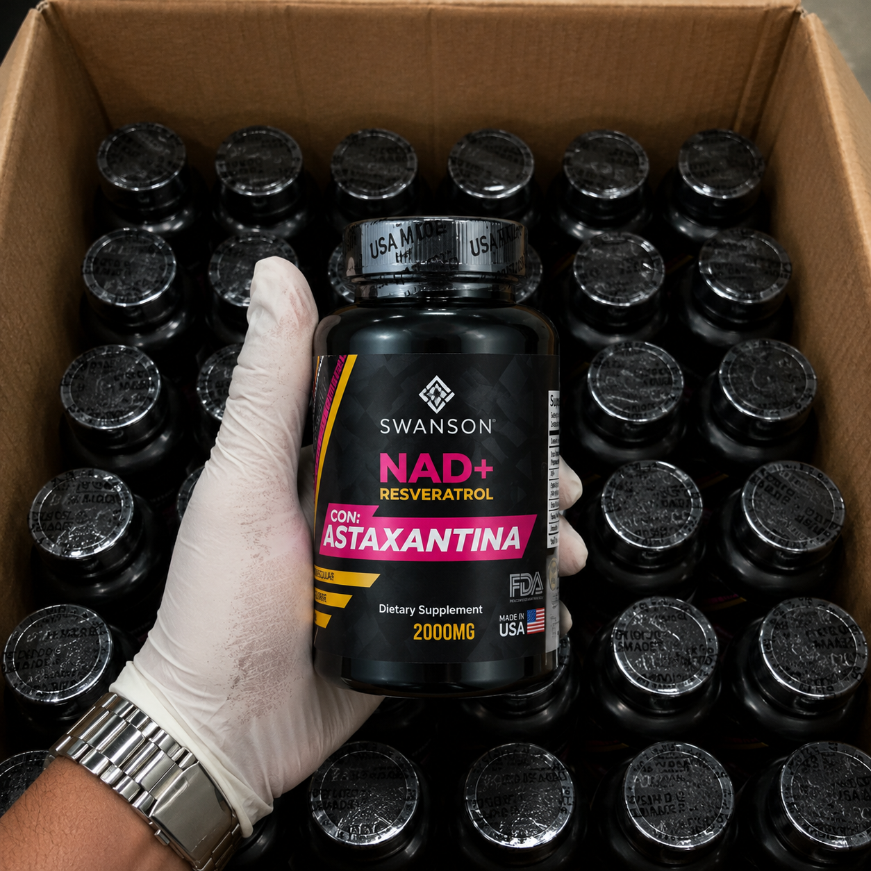 NAD+ Resveratrol + Astaxantina 1